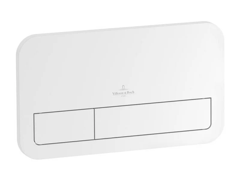 Plaque de commande VILLEROY ET BOCH ViConnect E200 blanche