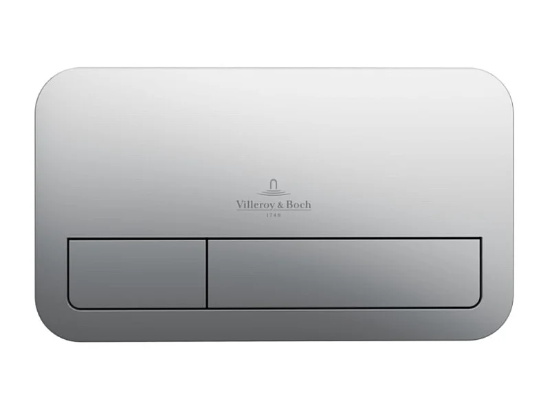 Plaque de déclenchement pour WC VILEROY ET BOCH Viconnect chromée mat