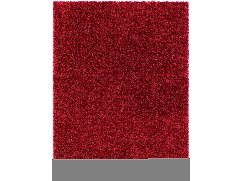 Tappeto Shaggy Moderno - Rosso - 200x275cm - CLAIRE