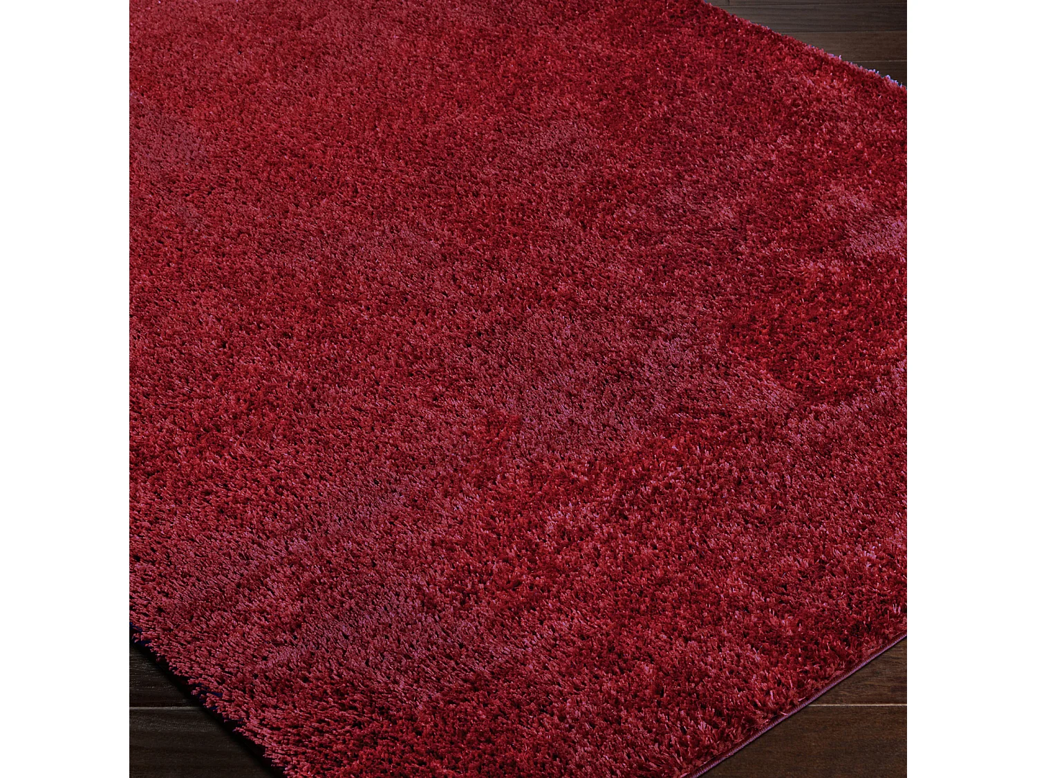 Tappeto Shaggy Moderno - Rosso - 200x275cm - CLAIRE