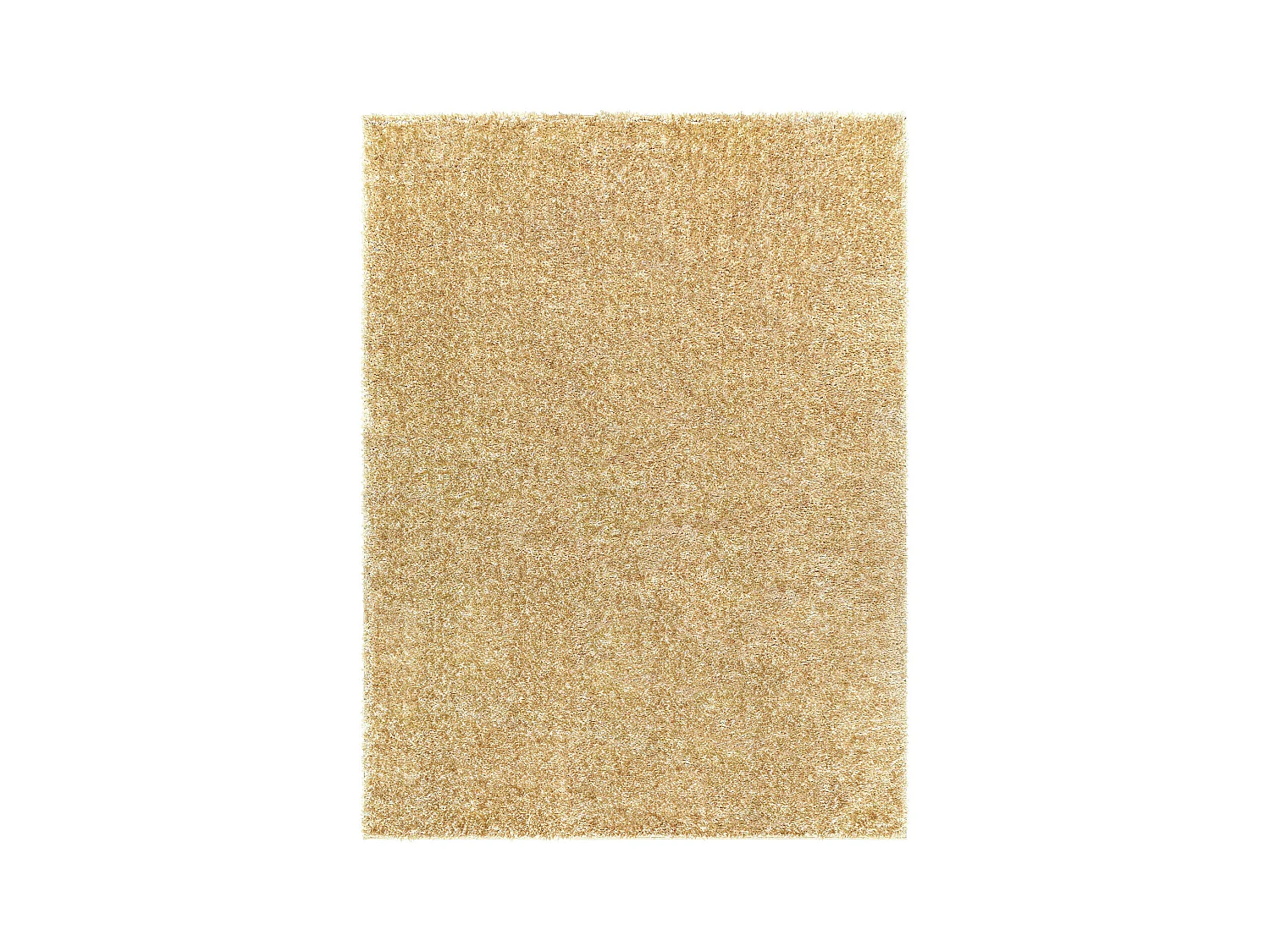 Zacht Hoogpolig Shaggy Tapijt - Geel - 200x275cm - CLAIRE
