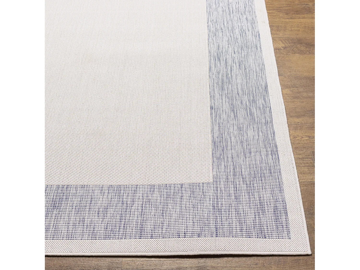 Tapis d'Extérieur/Intérieur - Bleu/Beige - 160x213cm - LAYLA