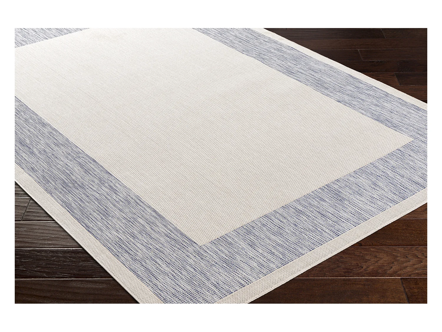 Tapis d'Extérieur/Intérieur - Bleu/Beige - 160x213cm - LAYLA
