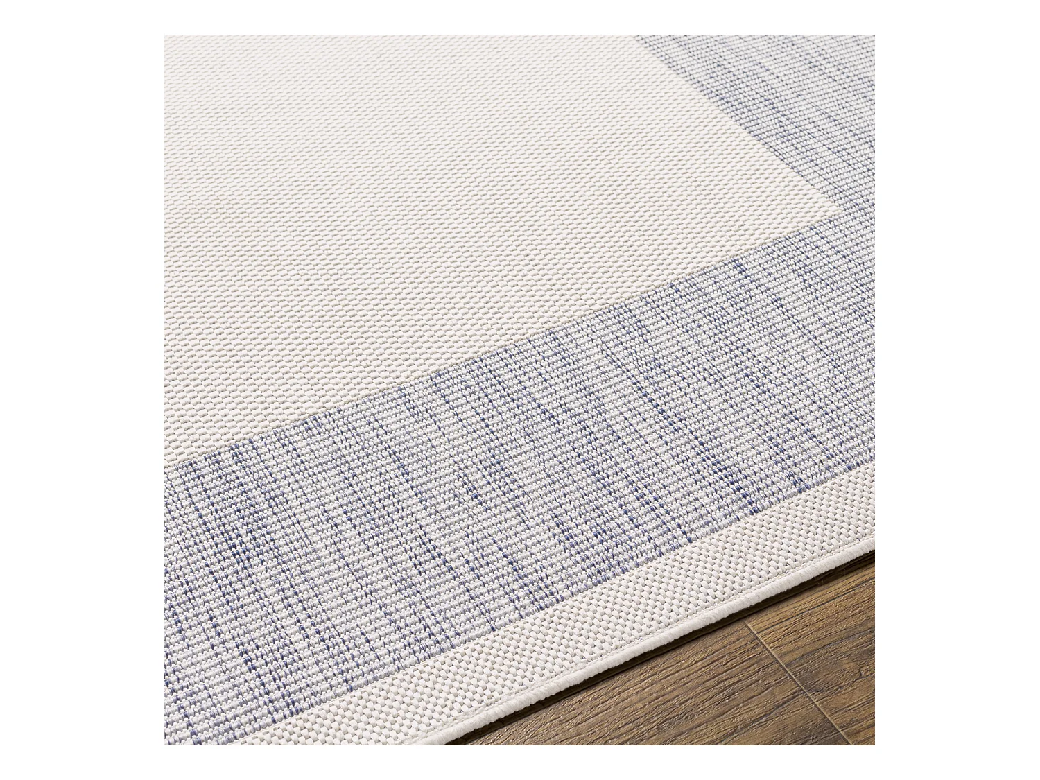Tapis d'Extérieur/Intérieur - Bleu/Beige - 160x213cm - LAYLA