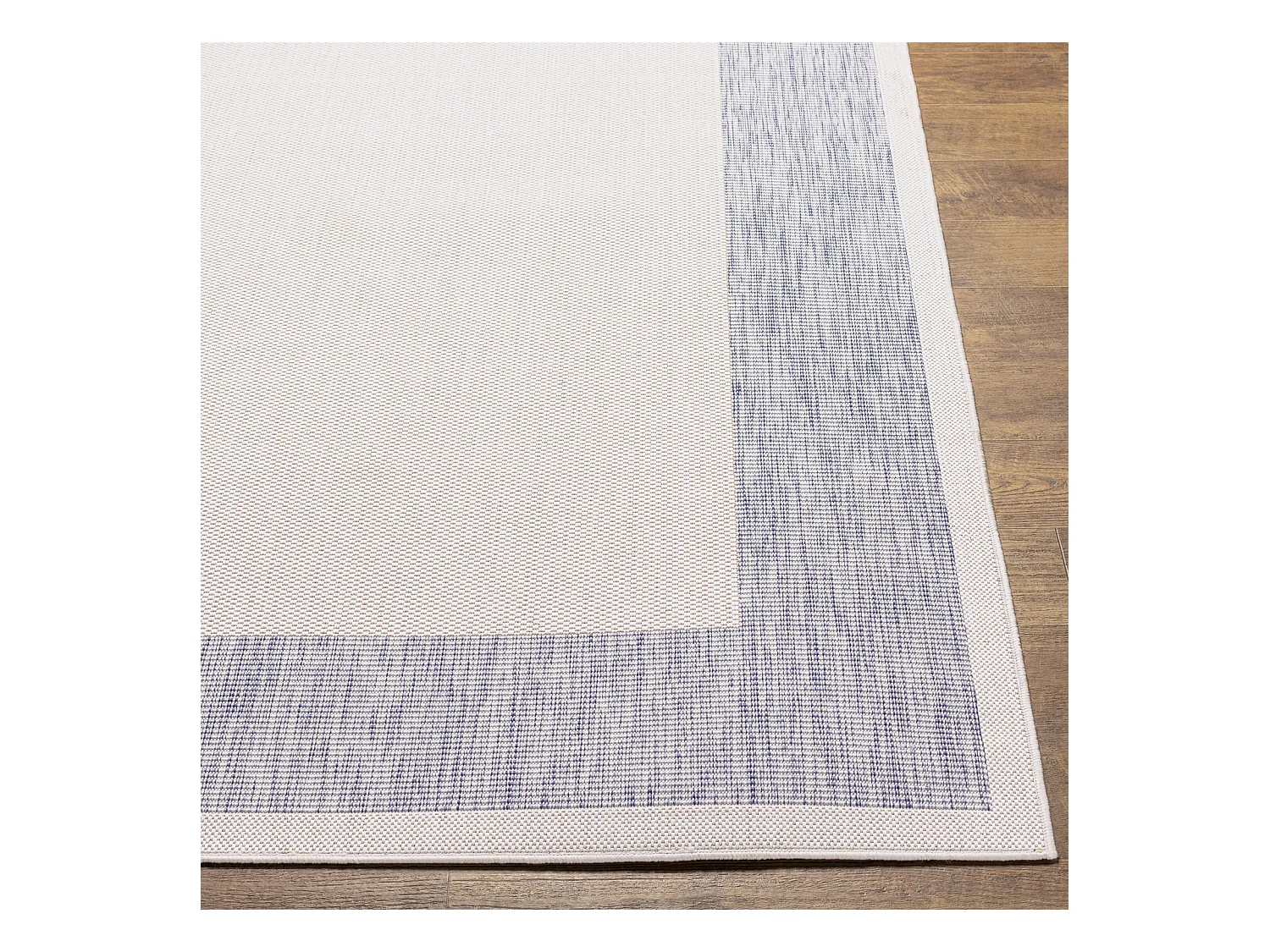 Tapis d'Extérieur/Intérieur - Bleu/Beige - 160x213cm - LAYLA