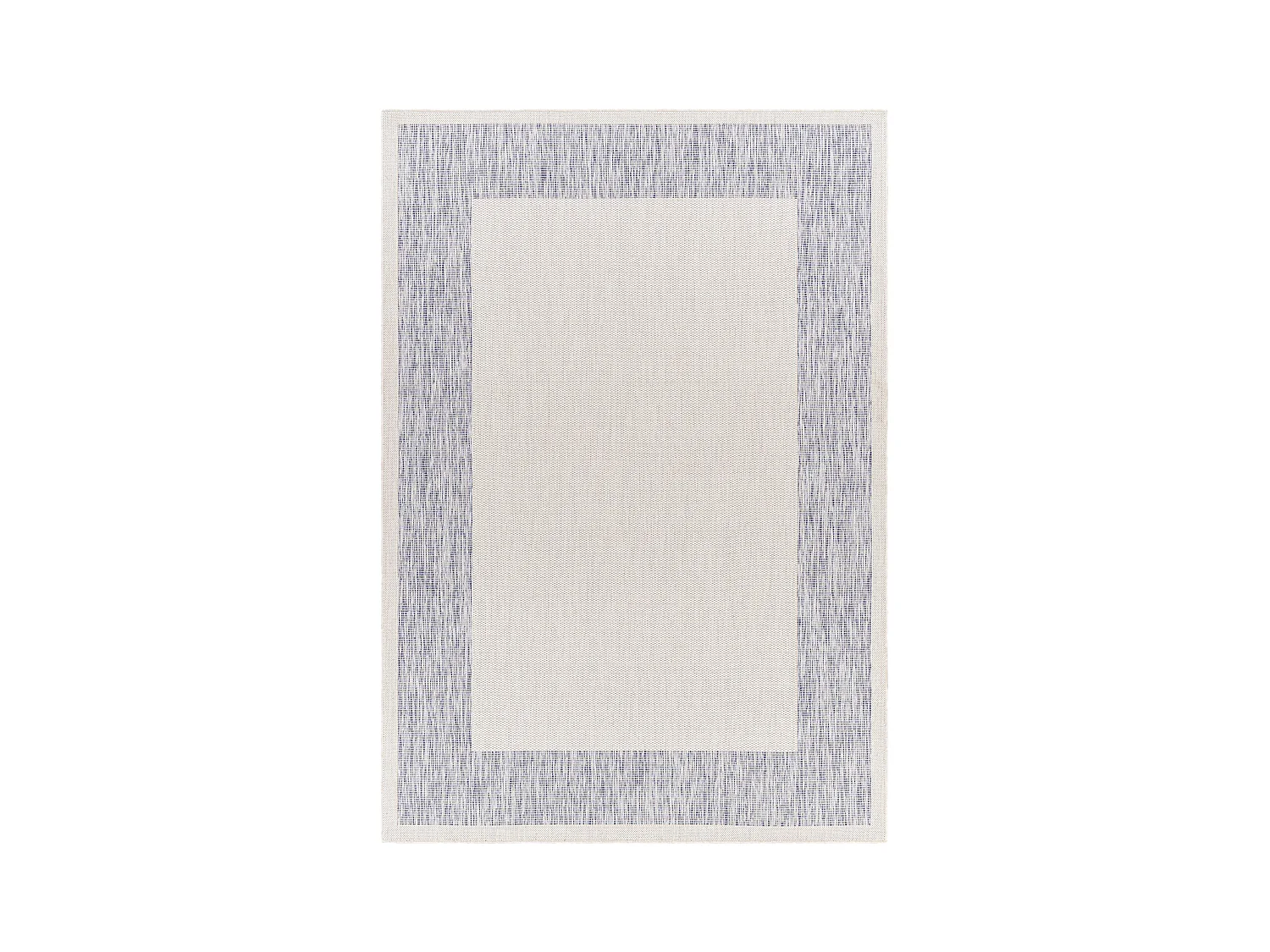 Tapis d'Extérieur/Intérieur - Bleu/Beige - 200x275cm - LAYLA