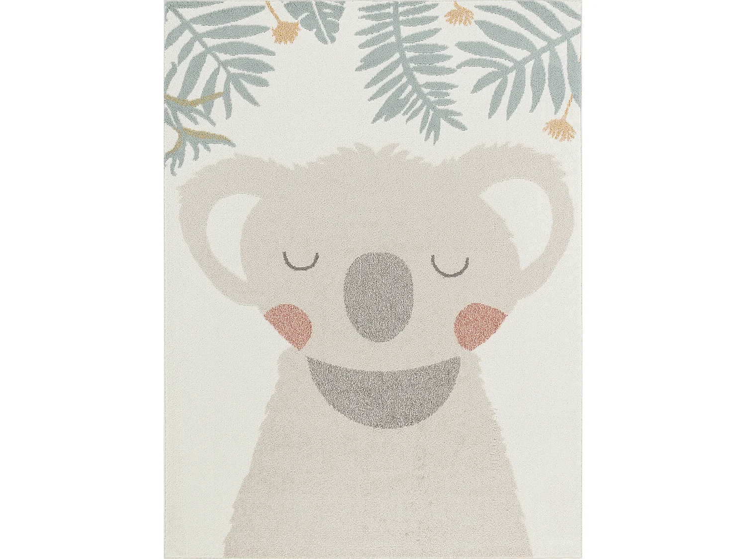 Kinderkamer Vloerkleed Koala - Meerkleurig/Taupe - 160x213cm - KOOKY
