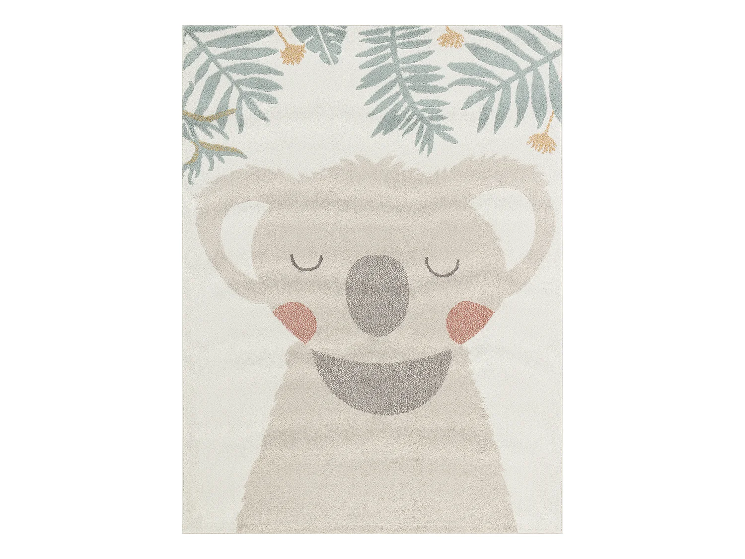 Tapis Enfant Koala - Multicolore/Taupe - 160x213cm - KOOKY