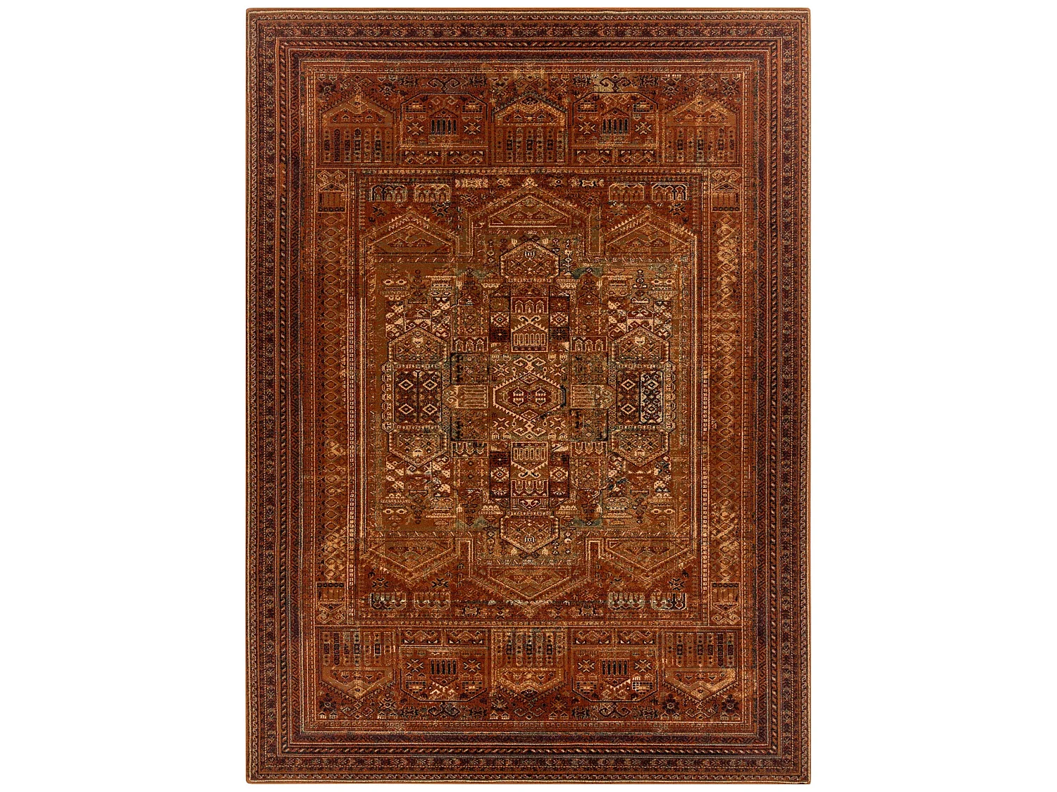 Tapijt OMEGA SIRAN baksteenkleuring 2 200x300 cm