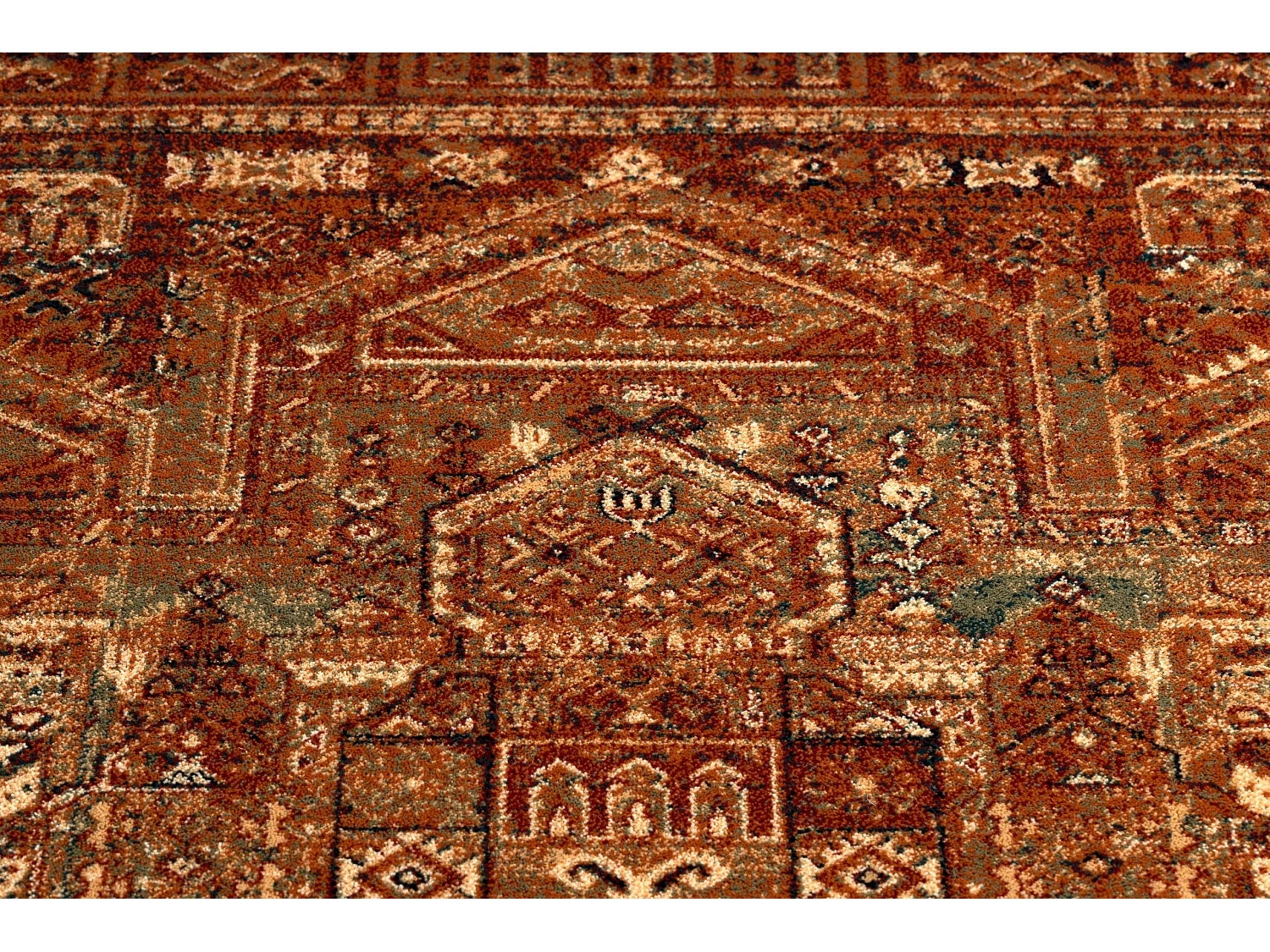 Tapijt OMEGA SIRAN baksteenkleuring 2 200x300 cm