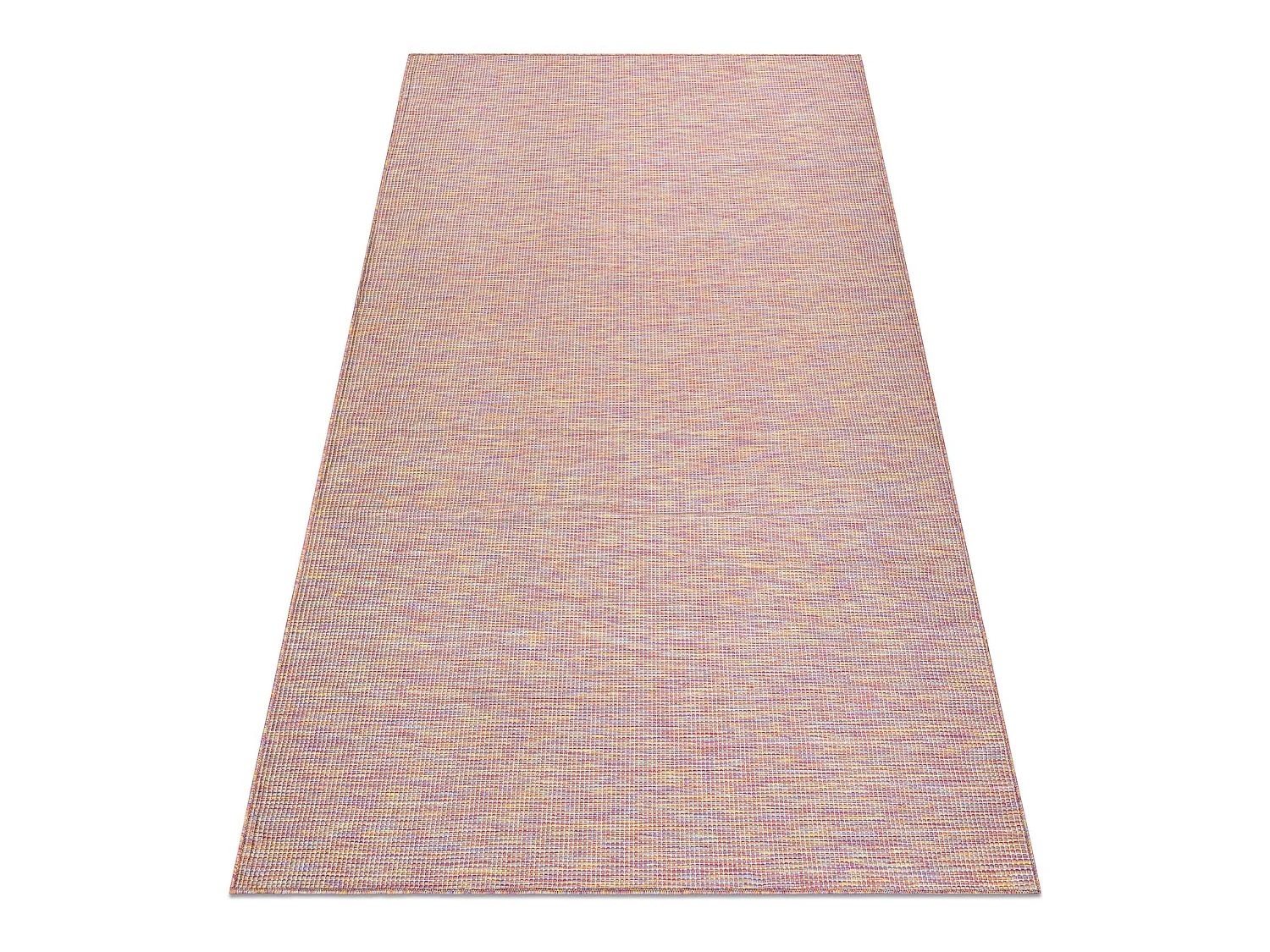 Sisal tapijt SISAL platgeweven PATIO 2778 rozekleuring / blauw / beige 78x150 cm
