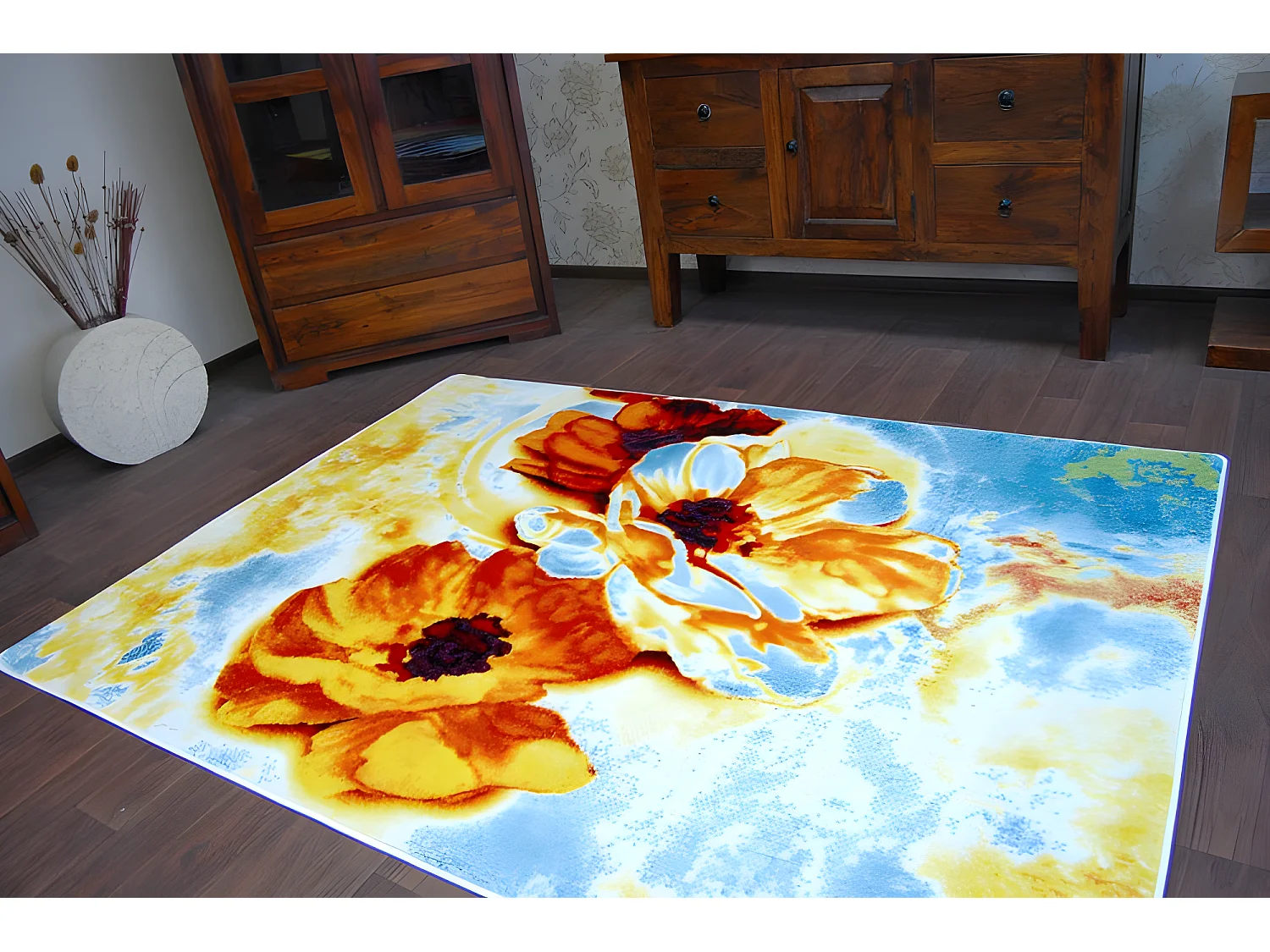 Tapis PEINT - F516 crème 160x220 cm