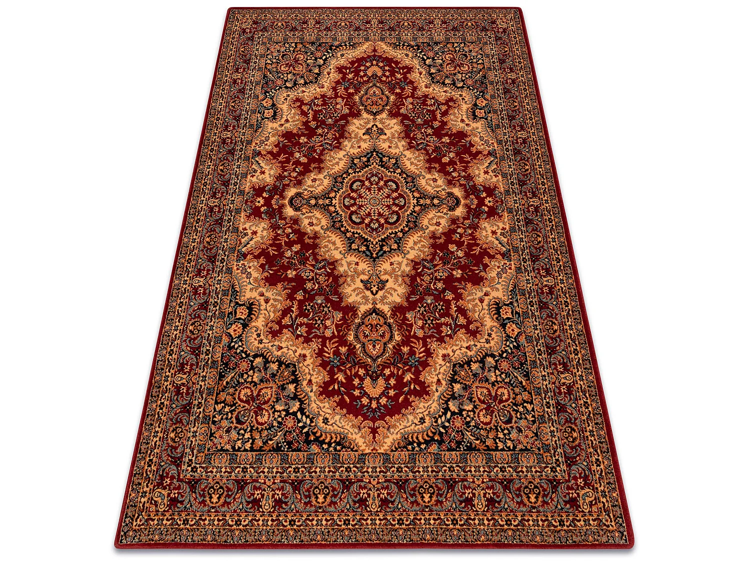 Tapis en laine POLONIA ROYAL bourgogne  200x300 cm