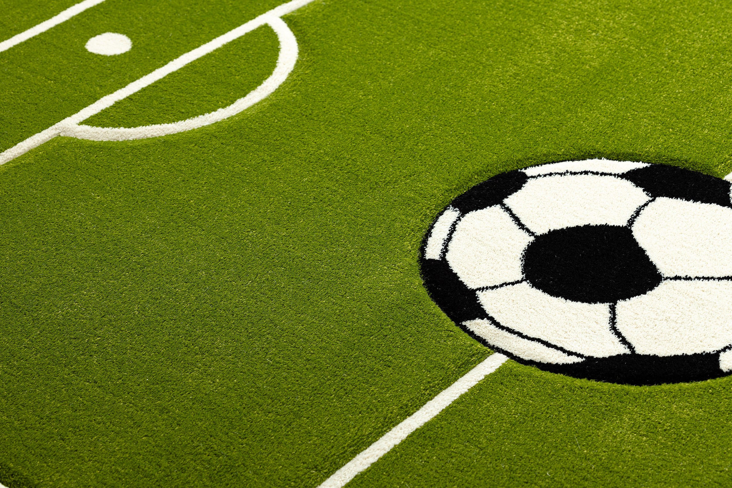 Tapis PILLY 4765 vert TERRAIN DE FOOT BALLON DE FOOT 160x220 cm