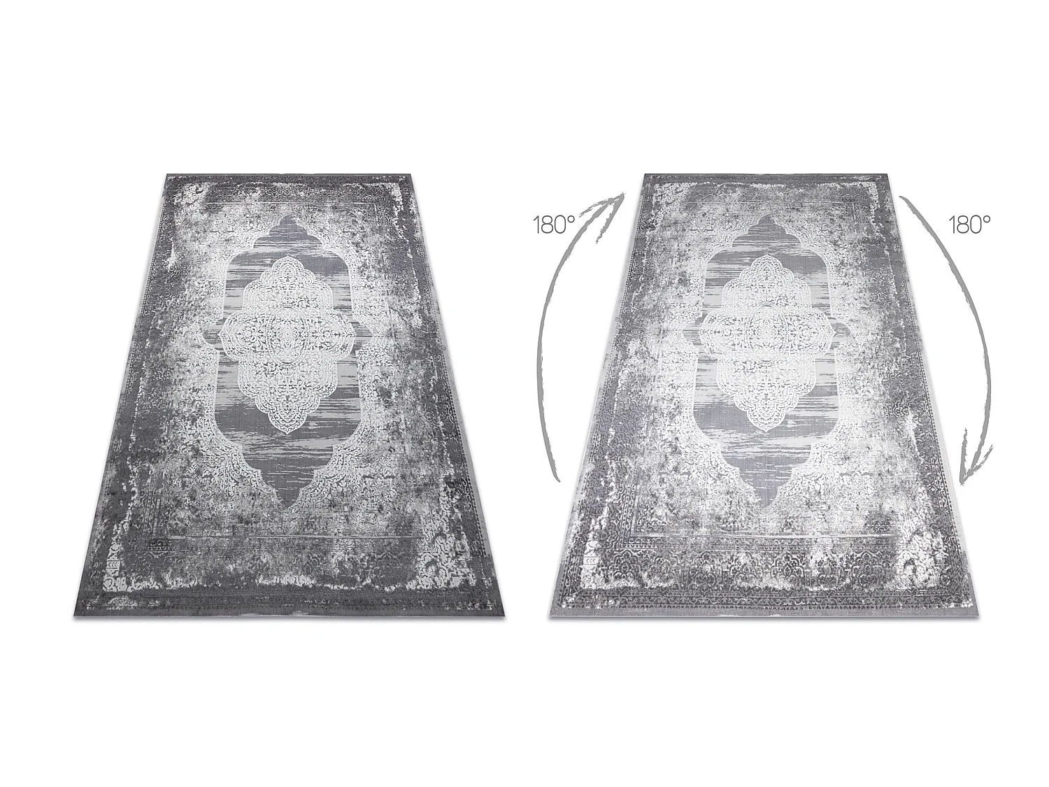 Tapis NOBLE moderne  9479 65 Ornement vintage - Structural deux niveau 180x270 cm