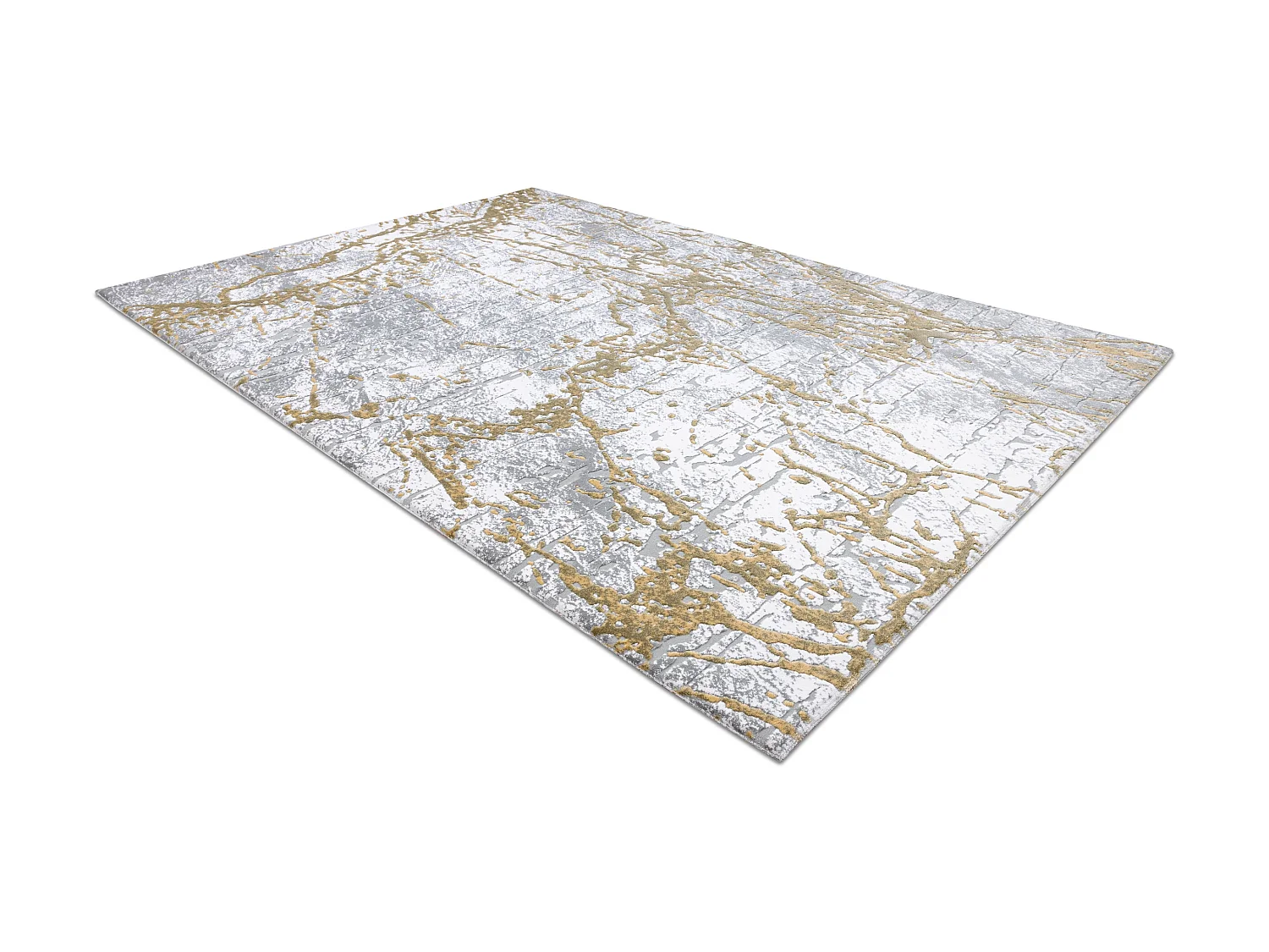 Tapijt ACRYL USKUP 354/5052 ivoor / groen 80x300 cm