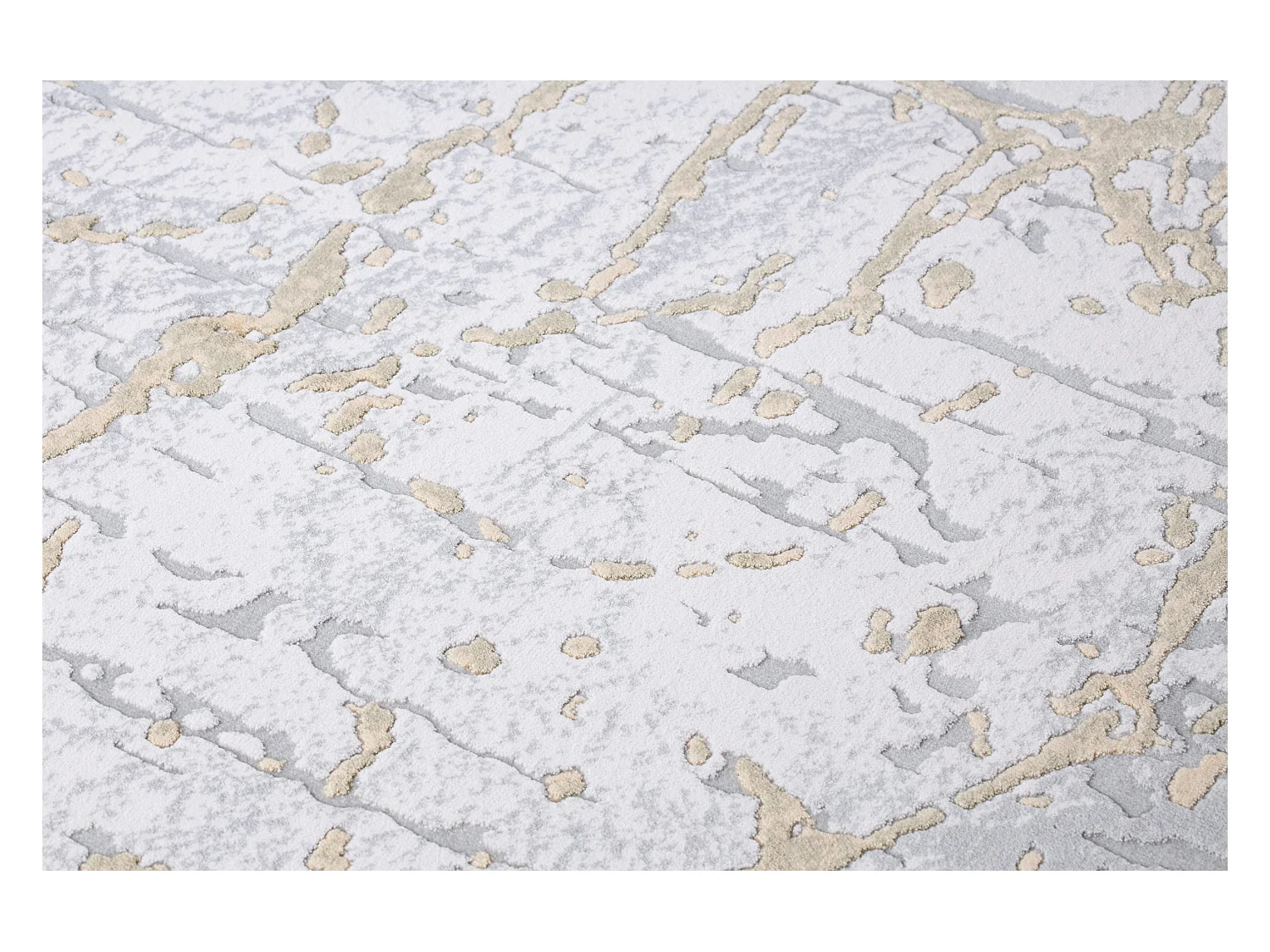 Tapijt ACRYL USKUP 354/5052 ivoor / groen 80x300 cm