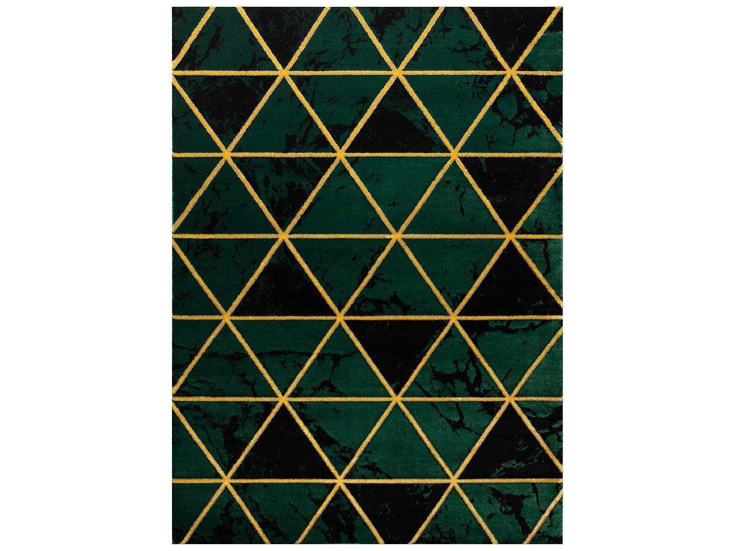 Tapijt EMERALD exclusief 1020 glamour, stijlvol marmer, driehoeken fle 180x270 cm