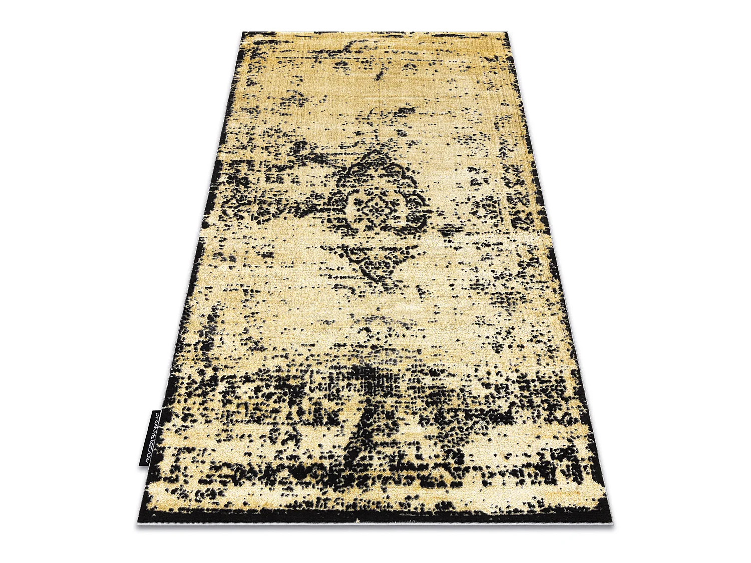 Tapijt DE LUXE modern 2083 Ornament vintage gewreven - Structureel gou 180x270 cm