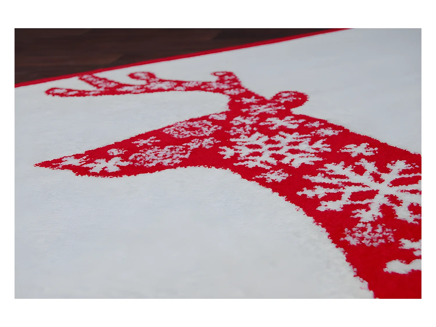 Tapis XMAS - F790 crème/rose 100x170 cm