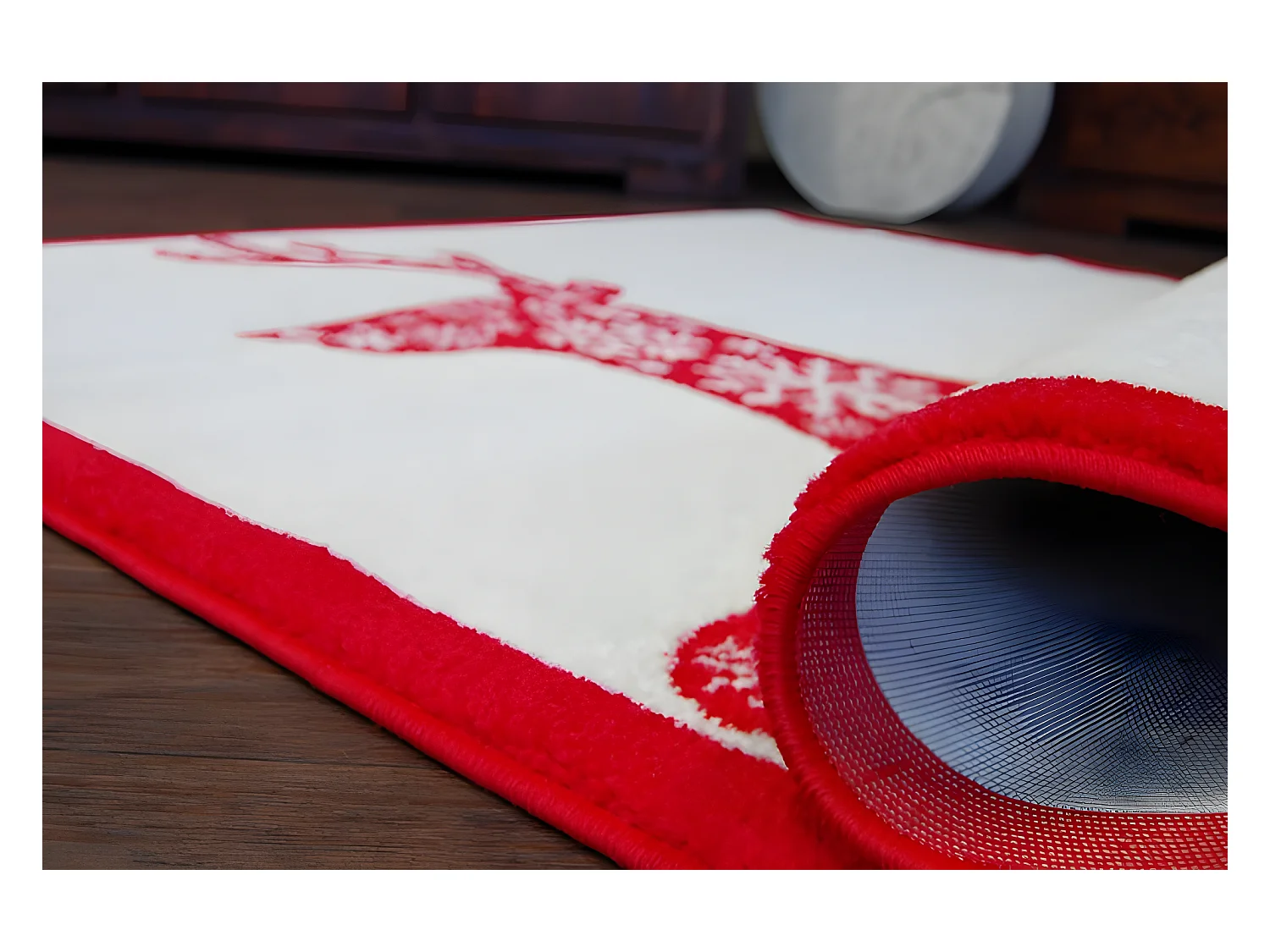 Tapis XMAS - F790 crème/rose 100x170 cm