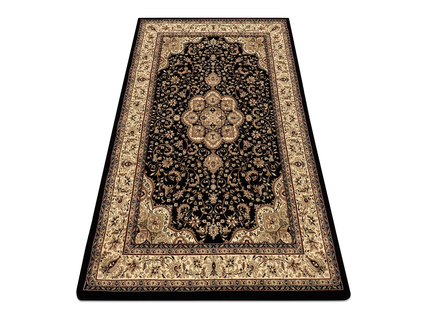 Tapijt ROYAL AGY patroon 0521 zwart 180x270 cm