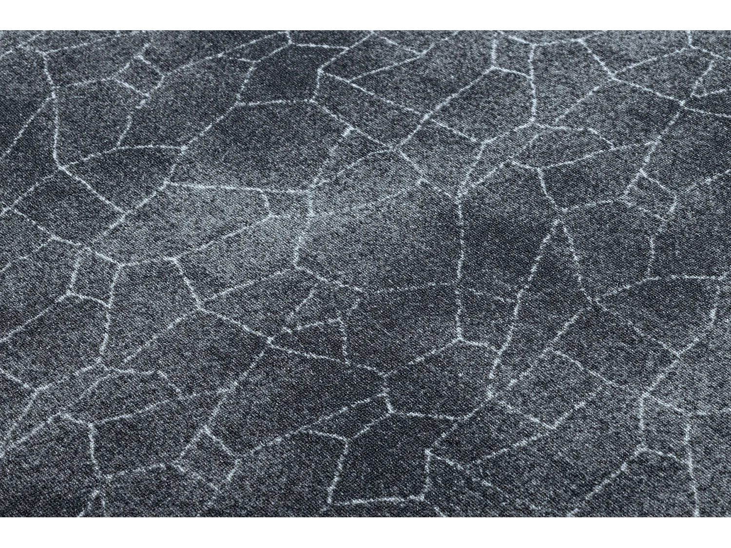 Tapis STONE Calcul gris 150x400 cm