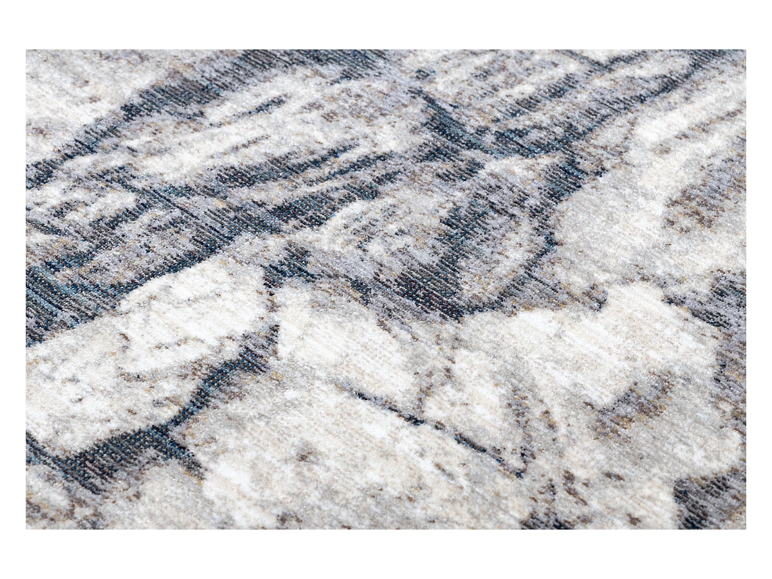 Tapis TINE 75417A Roche, calcul - moderne, forme irrégulière crème  160x220 cm