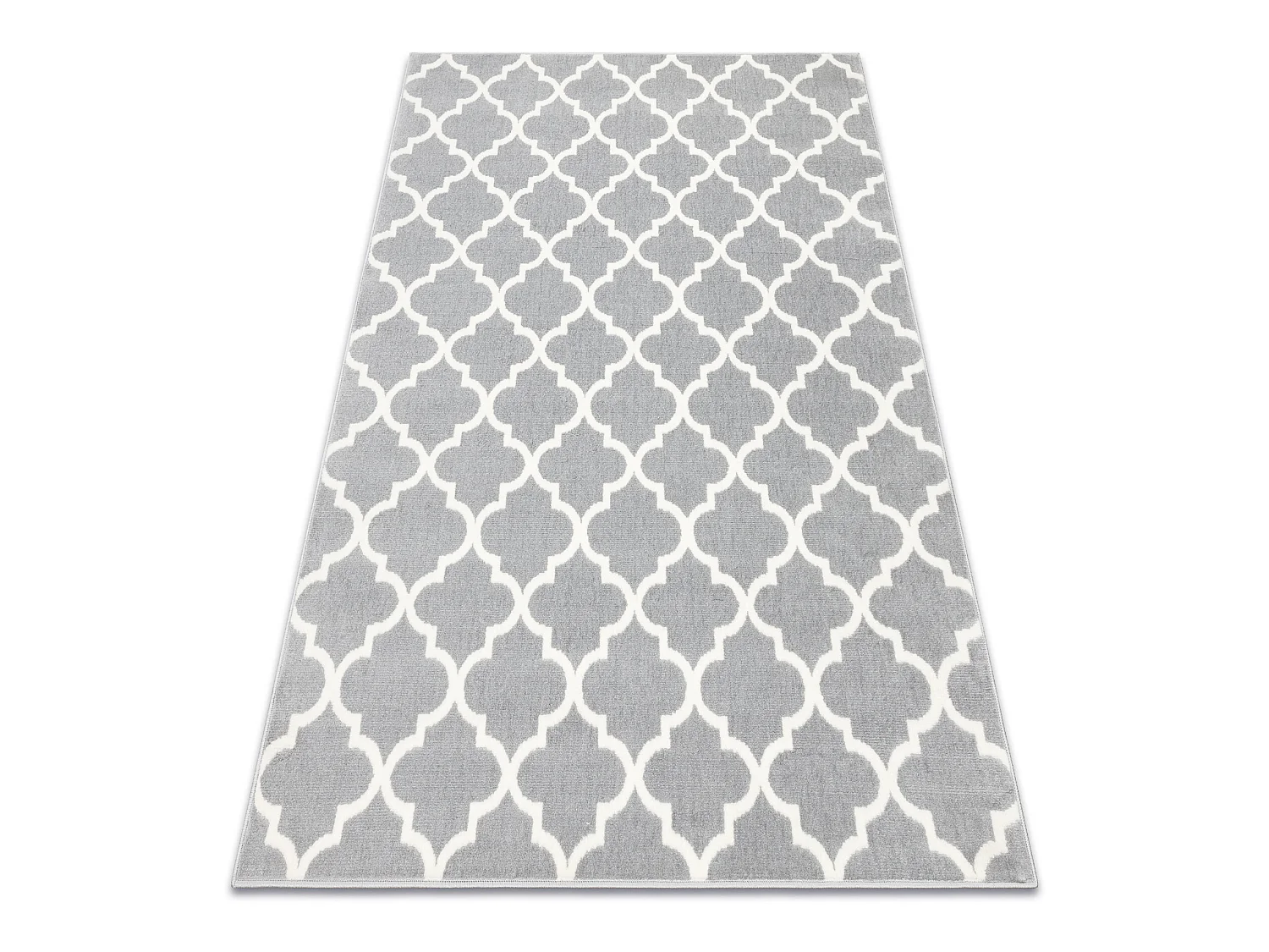BCF Tapis Morad TRELIS Treillis marocain - gris clair 160x220 cm