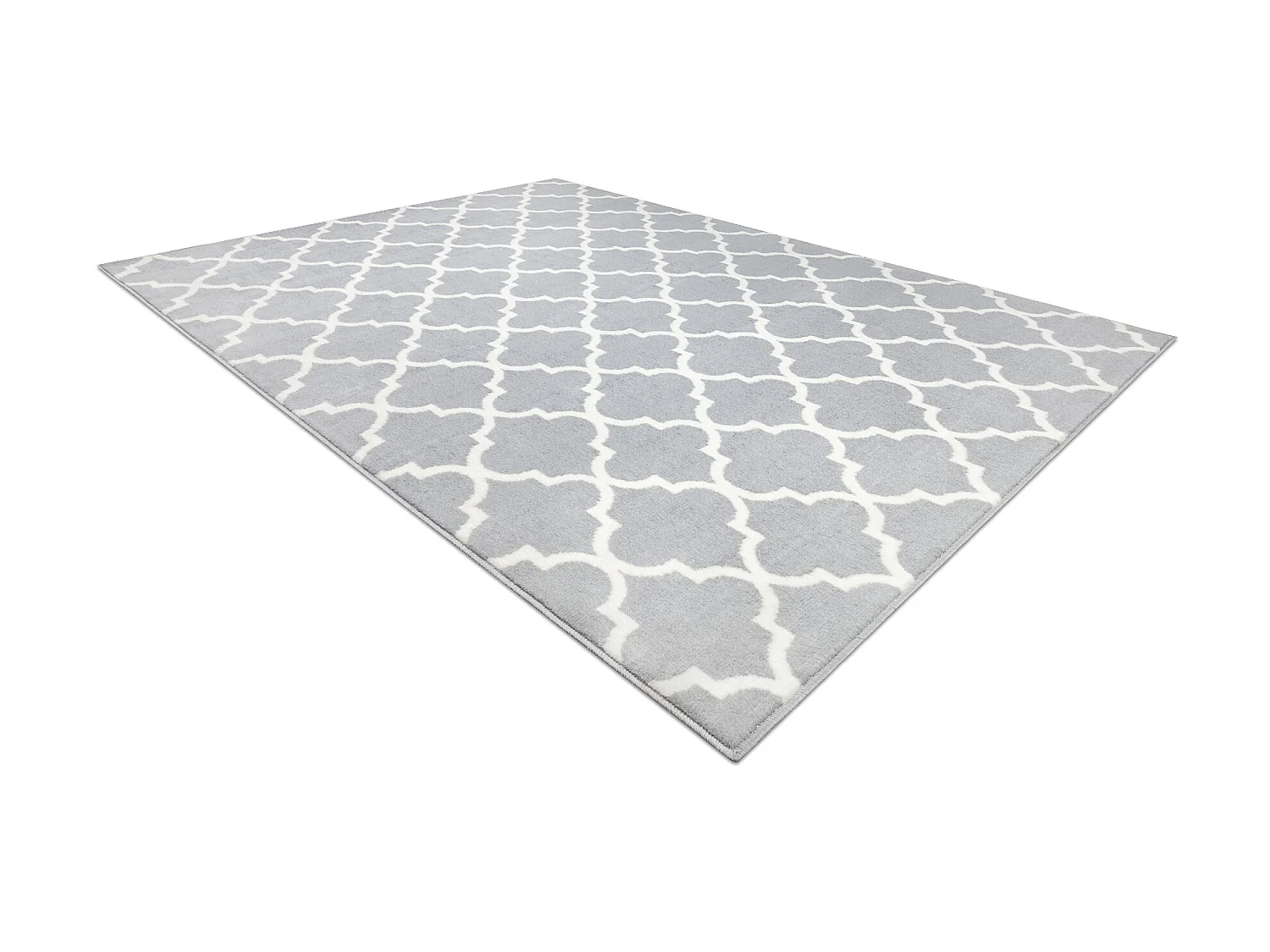 BCF Tapis Morad TRELIS Treillis marocain - gris clair 160x220 cm