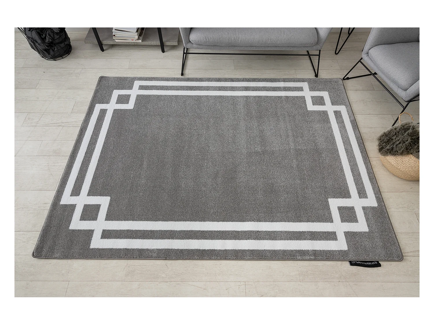 Tapijt HAMPTON Lux grijskleuring 160x220 cm