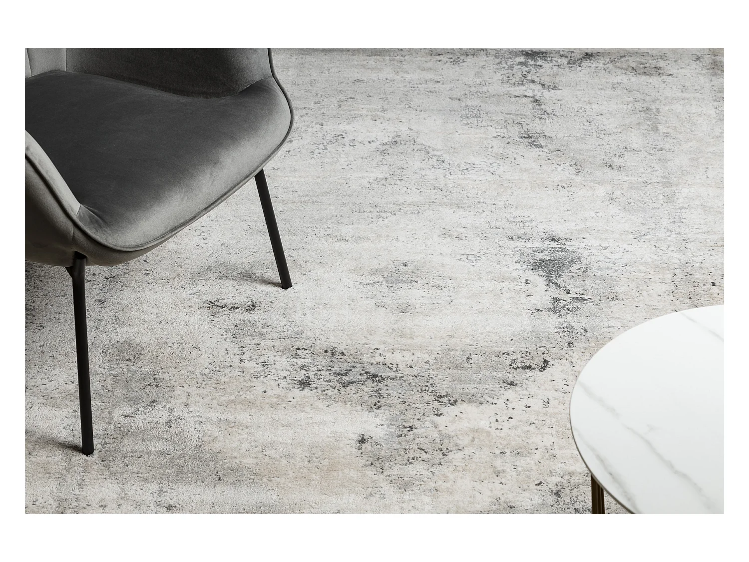 Tapis TULS structural, franges 51321 vintage, Cadre, Rosette beige / g 160x220 cm