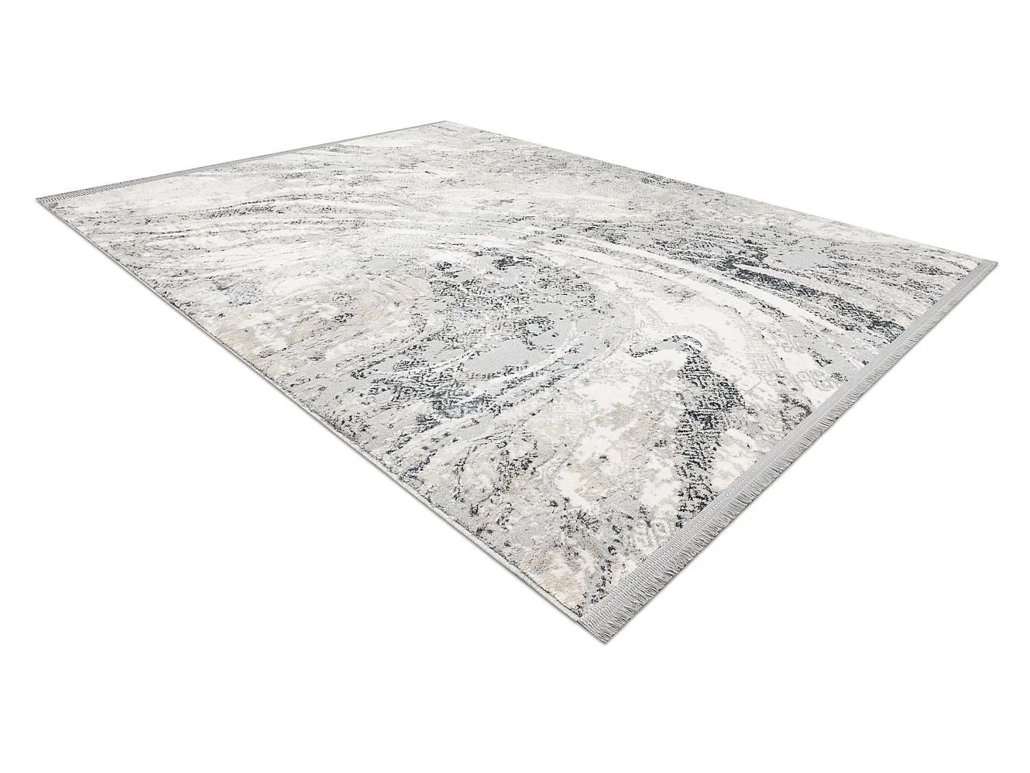 Tapijt modern TULS 51328 Vintage, Abstractie ivoor / grijskleuring  280x370 cm