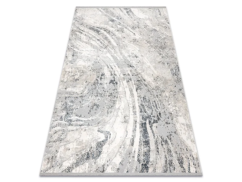 Alfombra TULS estructural, franjas 51328 vintage, Abstracción marfil  280x370 cm