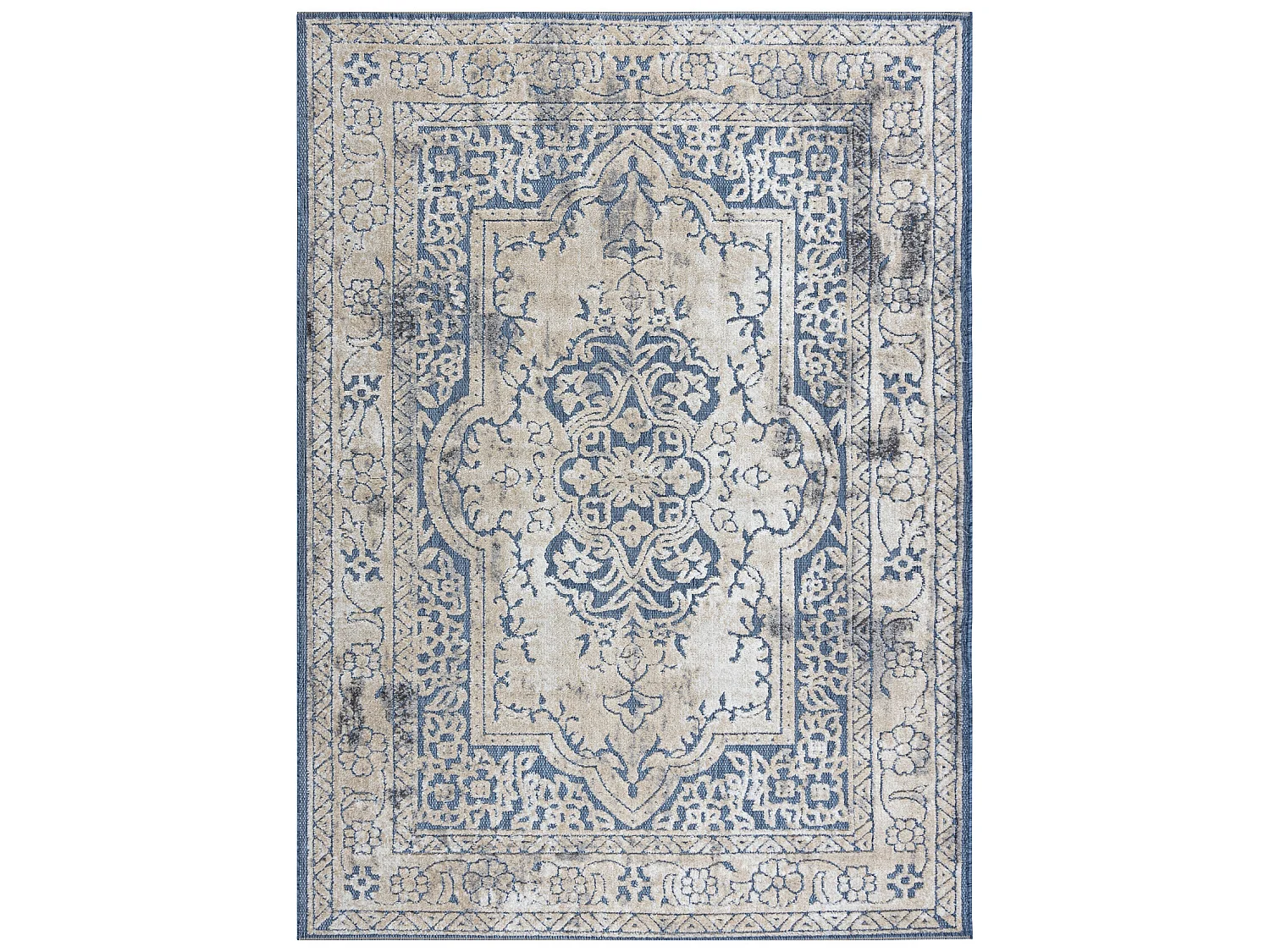 Tapijt Structureel SOLE D3871 Ornament, kader Plat geweven, twee poolh 160x220 cm