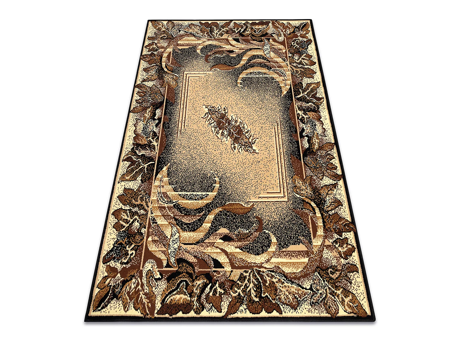 Tapijt BCF Morad LIŚĆ Bladeren Agawa Klassiek - beige 160x220 cm