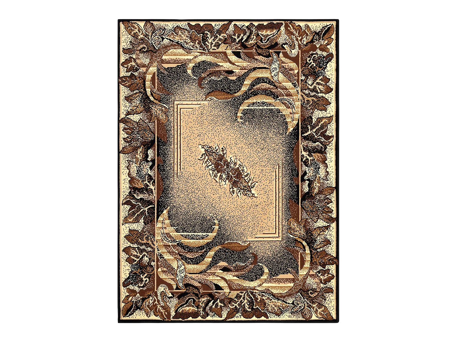 Tapijt BCF Morad LIŚĆ Bladeren Agawa Klassiek - beige 160x220 cm