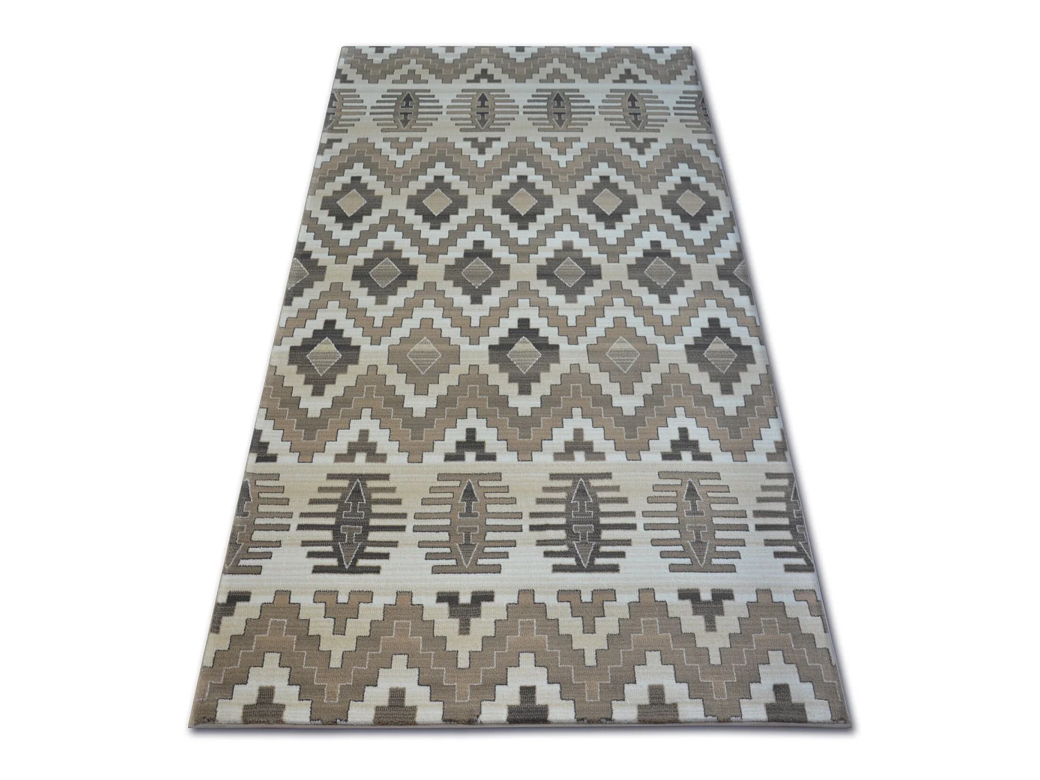 Tapijt ARGENT - W4809 Ruit beige  240x330 cm