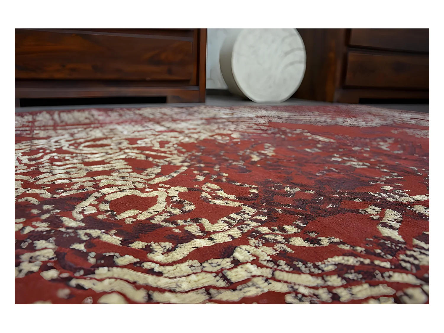 Tapis DROP JASMINE 456 Rouillé/Beige foncé 133x190 cm