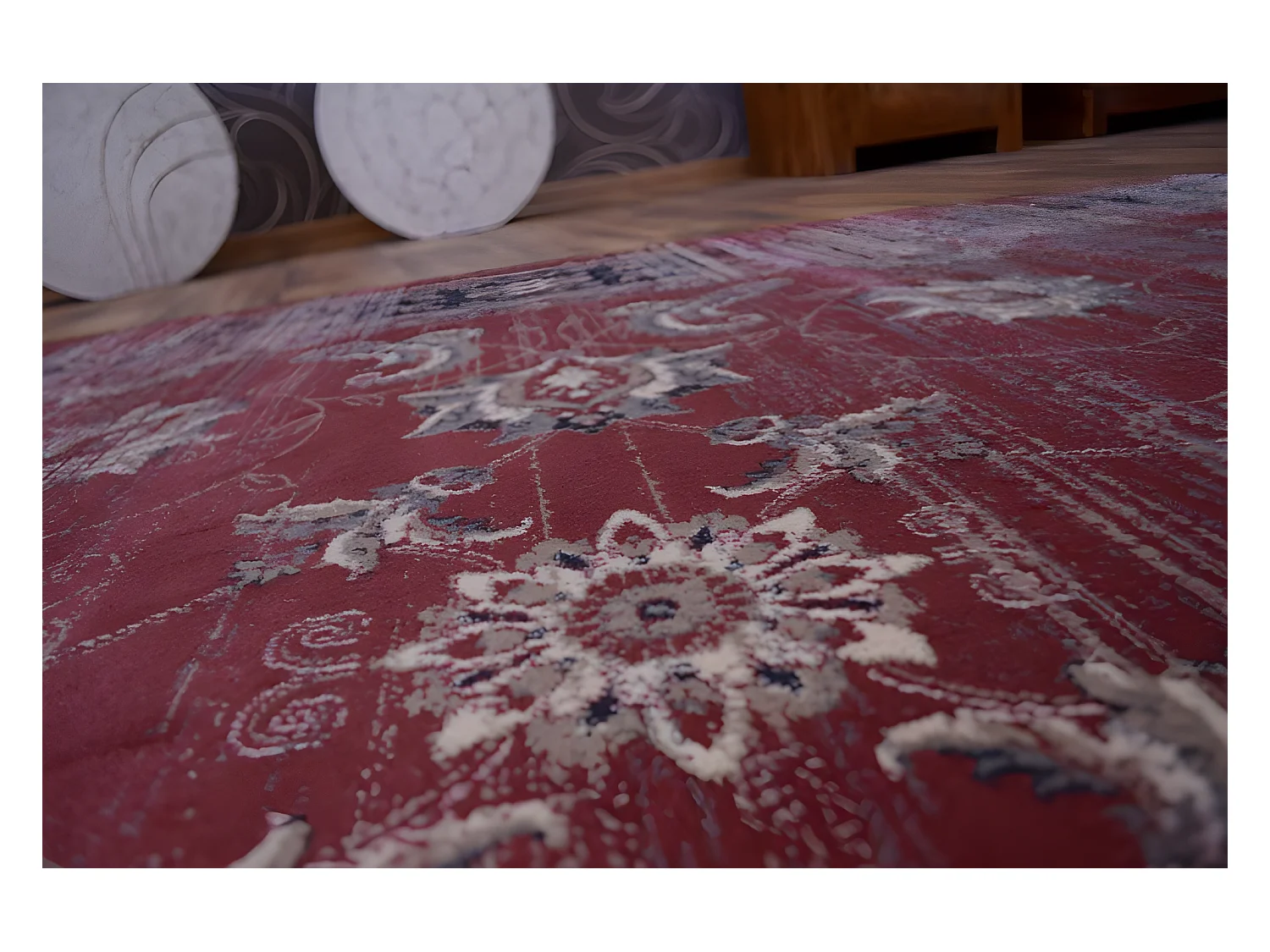 Tapis heat-set Jasmin 8628 rouillé 180x270 cm