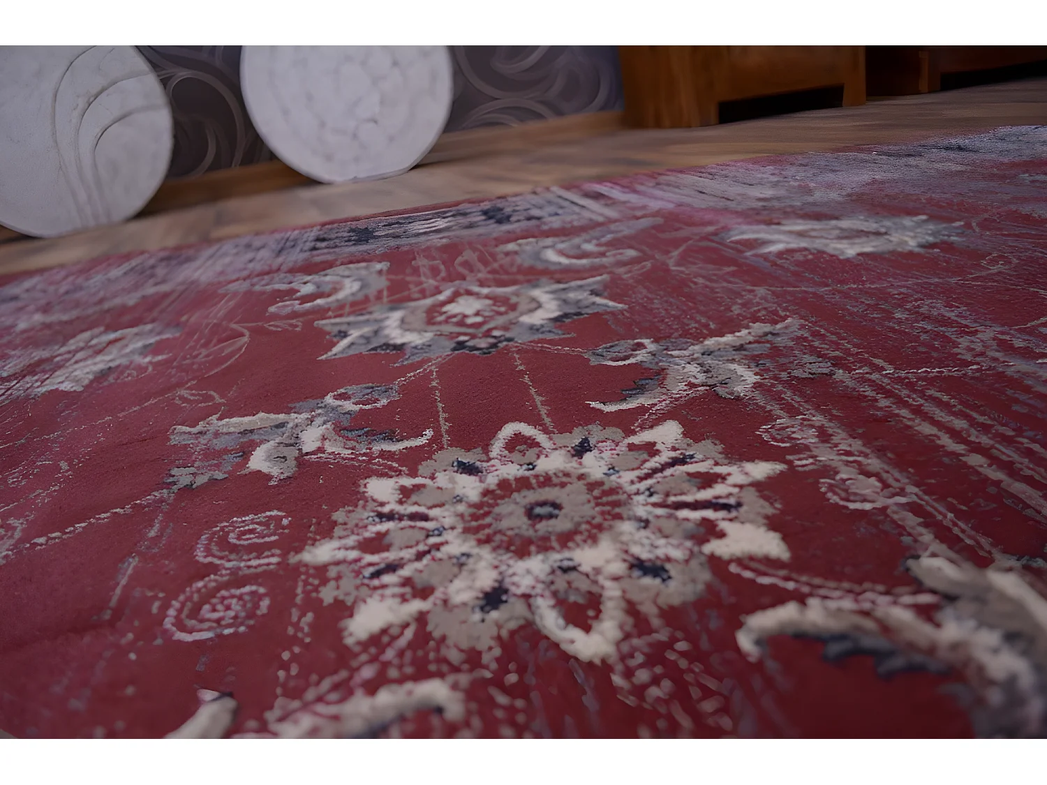 Tapis heat-set Jasmin 8628 rouillé 180x270 cm