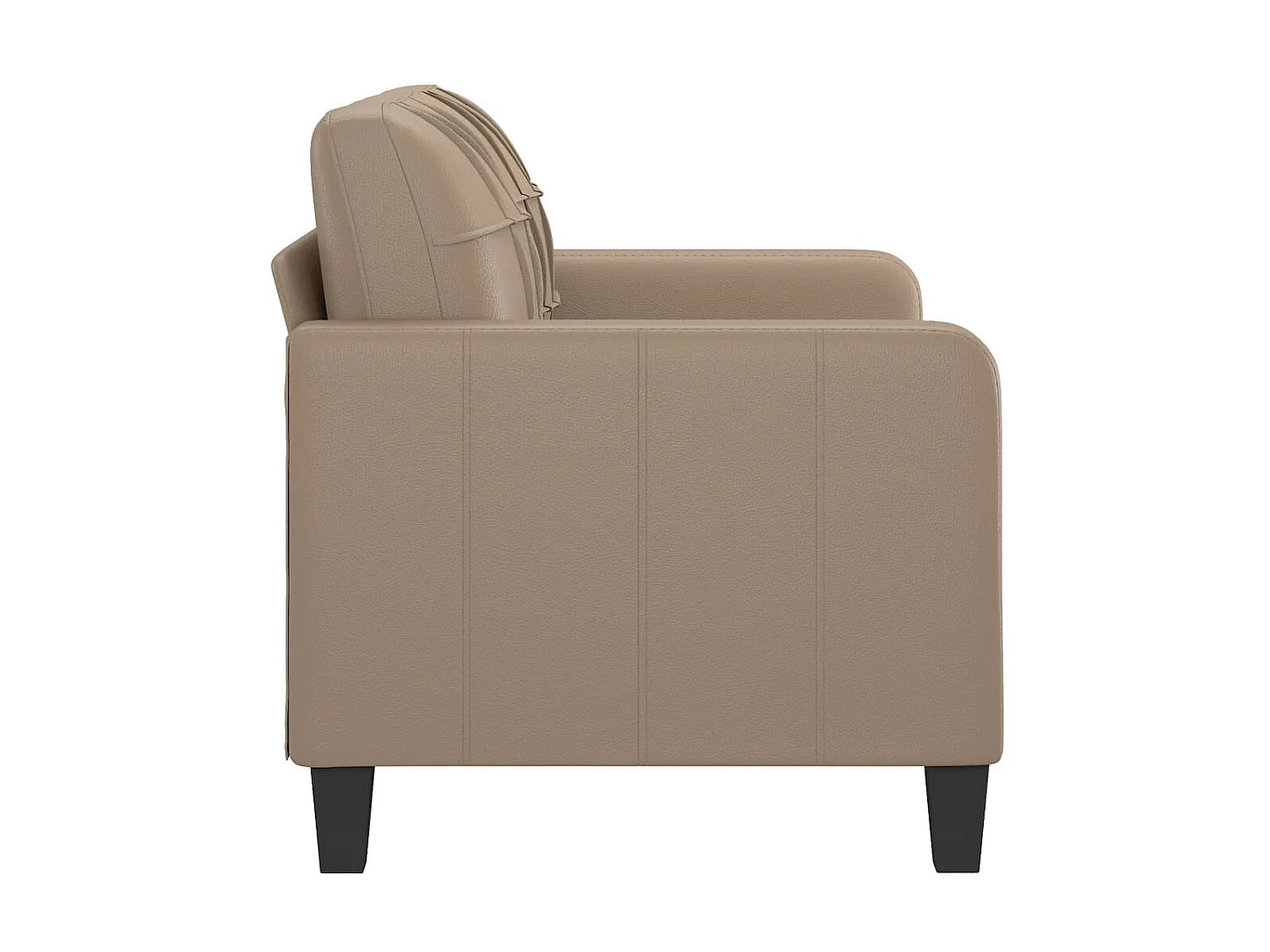 Canapé à 2 places Cappuccino 120 cm Similicuir OID3361