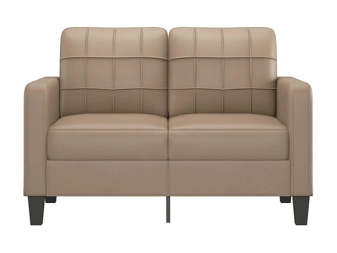 Canapé à 2 places Cappuccino 120 cm Similicuir OID3361