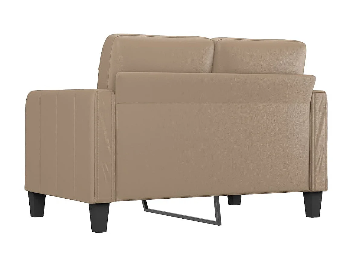 Canapé à 2 places Cappuccino 120 cm Similicuir OID3361