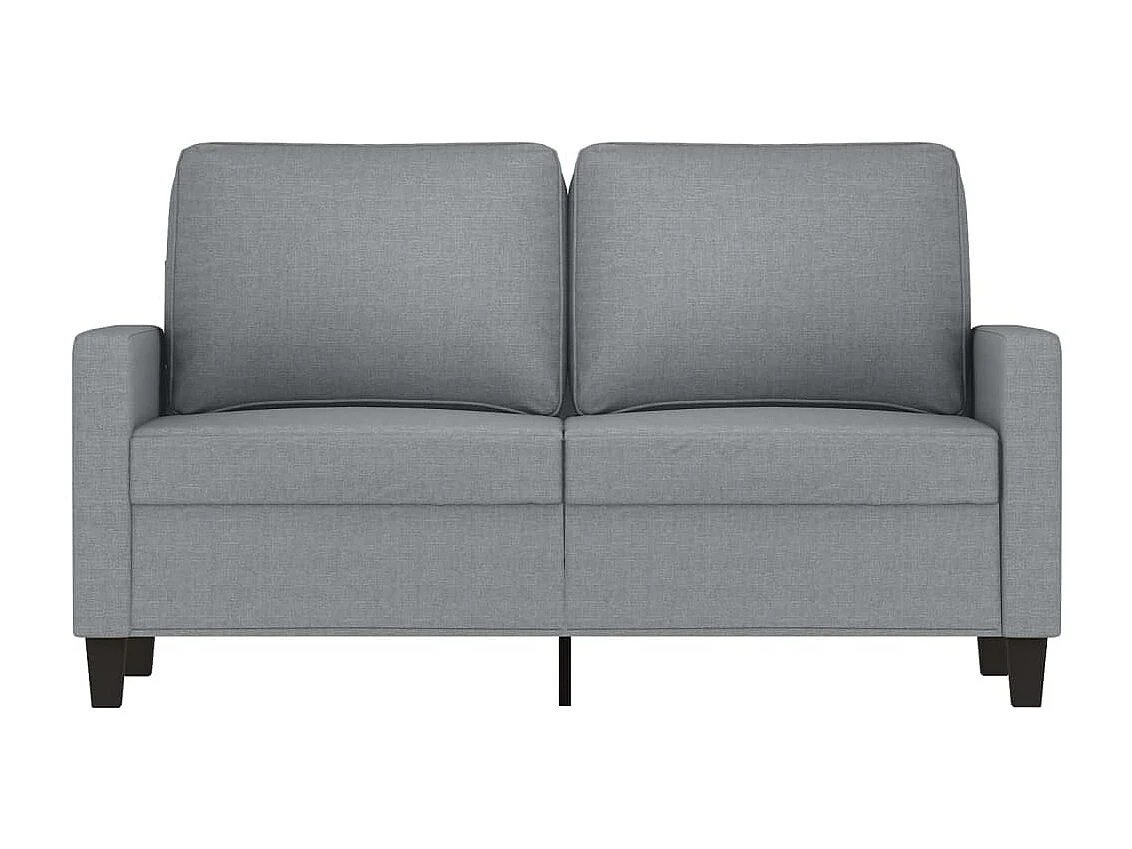 Tweezitsbank 120 cm stof lichtgrijs NL358379