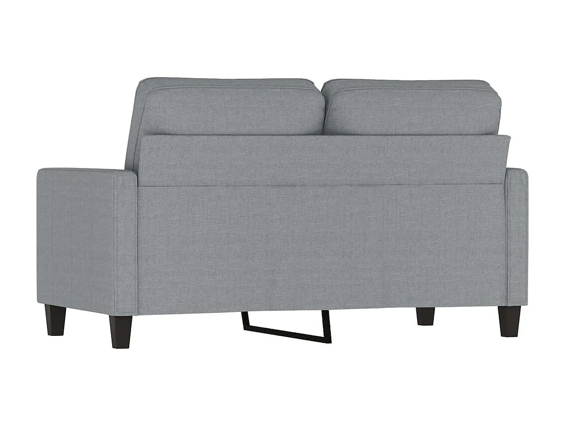 Tweezitsbank 120 cm stof lichtgrijs NL358379