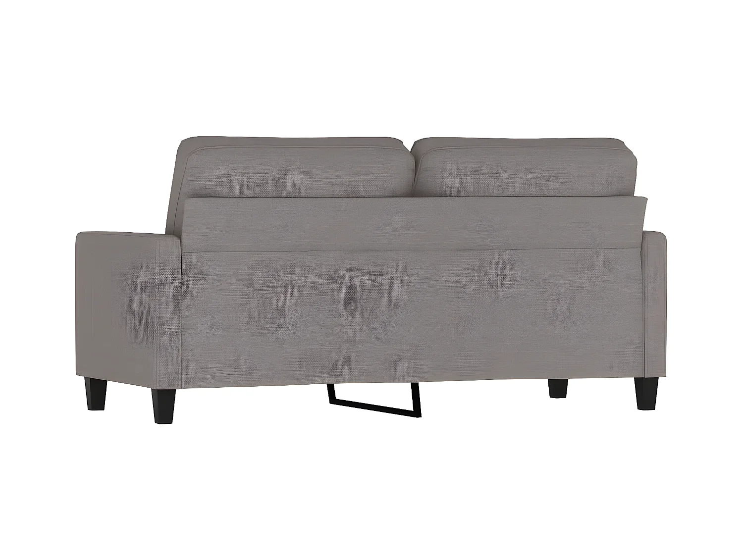 Canapé à 2 places Taupe 140 cm Tissu LODW55432