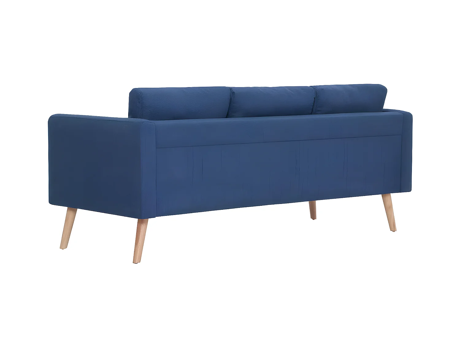 Canapé à 3 places Tissu Bleu OID5248