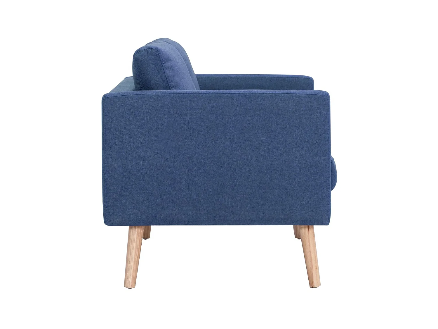 Canapé à 3 places Tissu Bleu OID5248
