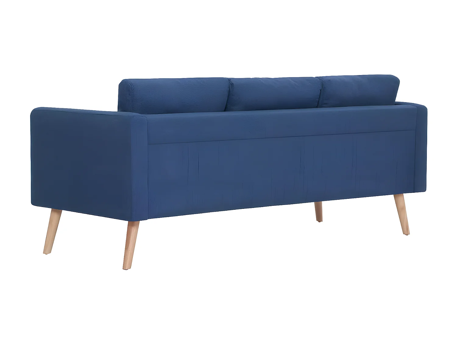 Canapé à 3 places Tissu Bleu OID5248